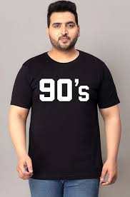 Men Printed T Shirt Black Size 2Xl