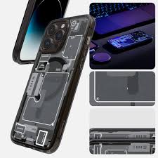 Iphone 14 Pro Max Ultra Hybrid Maffitt Slim Back Case Cover Black