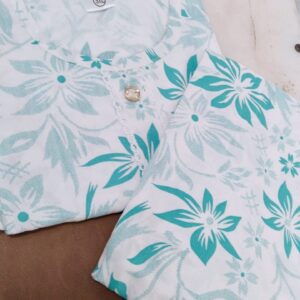 White Color Printed Plazo Suit For Women Size 3Xl