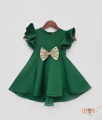 Kids Girl Frack Green Color Size 6 Month