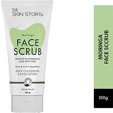 The Skin Story Moringa Face Gentle Scrub Deep Cleansing Exfoliator 100 G