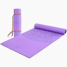 Wiselife True Body Alignment Yoga Mat Purple