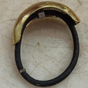 Women Luxe Loop Metallic Ponytail Holder 3 Pcs