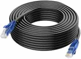 Cat 6 Ethernet Cable Outdoor Indoor Internet Lan Patch Cord 25Mtr