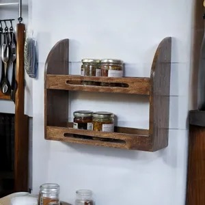 The Urban Store Shelf Rack Wooden Rack