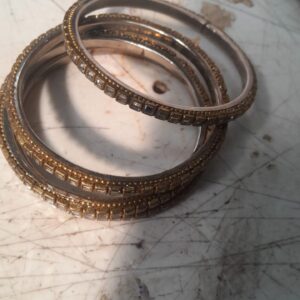 Womens Bangal Set Golden Size 2X6