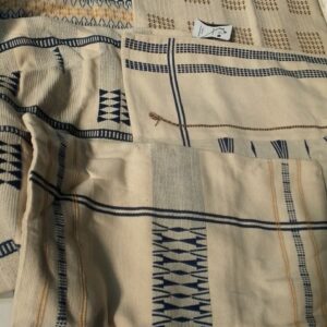 Cream And Black Embrodery Cotton Pillow Cover Pack Of 5