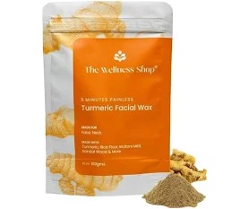 The Wellness Shop Turmeric Facial Wax 100G