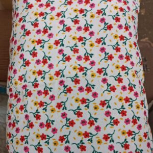 Multicolor Mini Flower Pillow 1 Pcs Size 18X12 Inch