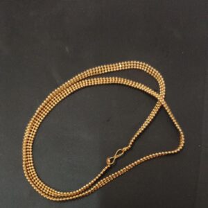 Micro Gold Plated South Temple Thick Brass Necklace Chain