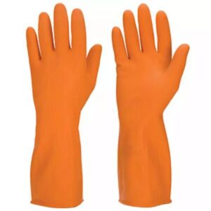 Rubber Hand Gloves 12 Inch Orange