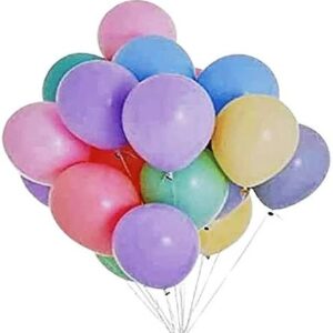 Multicolor Balloons Assorted Pastel Colours 20 Pcs