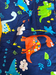 Printed Comferter Set Single Bed Blue 1Pc