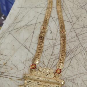 Gold Colour Long Necklace For Women