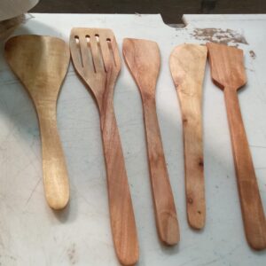Woden Surving Spoon Set Of 5