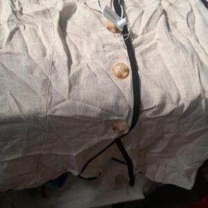 Savana Womens Top Off White Size L