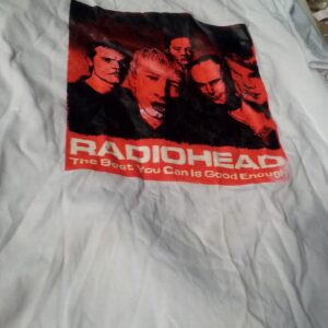 White Printed T Shirt For Men Size S