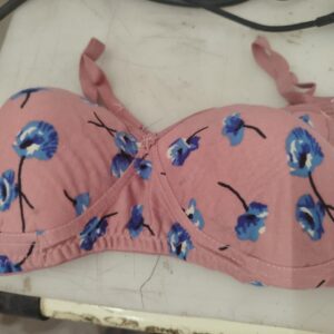 Lingerie Dusty Pink Printed Padded Bra For Women Size 30