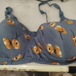Lingerie Grey Printed Padded Bra For Women Size 30