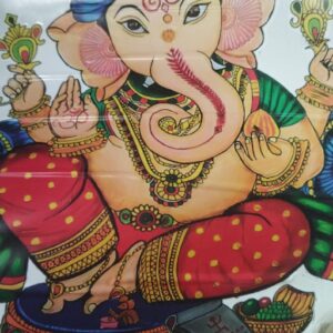 Ganesha Printed Wallpaper