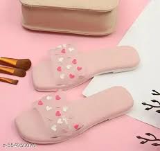 Women Rubber Flip Flops Pink Size 39