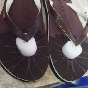 Wine Colour Slipper Size 7 For Women