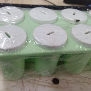 Green Color Kulfi Ice Cream Mould Set Of 8