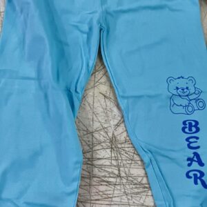 Girls Regular Fit Sky Blue Joggers Size 5 To 6 Y