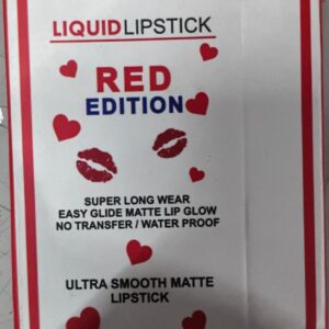 Matte Mini Liquid Lipstick Red Edition 4 By 1 Point 5Ml