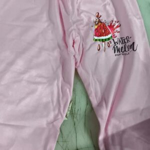 Girls Regular Fit Baby Pink Joggers Size 5 To 6Y