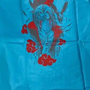 Gud Pig Boys Anime Sky Blue Printed Shirt Size 15 To 16Y