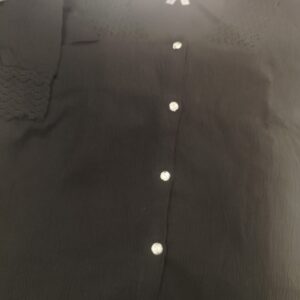 Black Colour Top For Women Size M