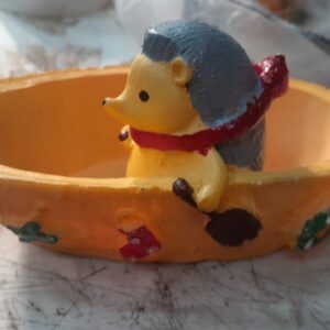 Holiday Boat Resin Flower Pot Succulent Home Decor Yellow