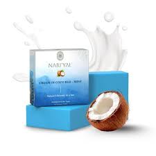 Nariyal Cream Of Coco Blu Mint Bath Bar 50Gm
