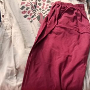 Vrinda Maroon With Beige Colour Long T Shirt With Pajama For Women Size 5Xl