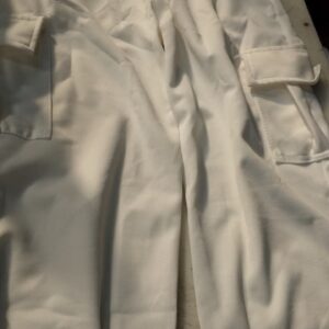 White Cargo Trousers Women Size S