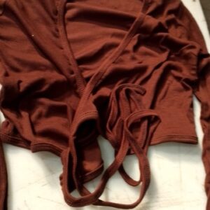 Brown Colour Crop Shrug For Women Size S