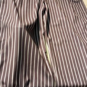 Grey And White Line Trouser For Women Size Xxl