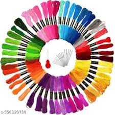 Cotton Rainbow Embroidery Floss Skeins Kit
