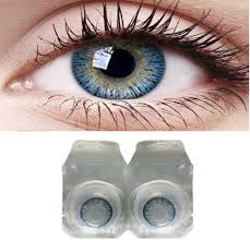 Blue Color Zero Power Contact Lenses