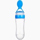 Blue Color Baby Food Feeder Bottle