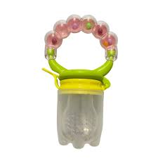 Pink And Multicolor Baby Fruit Feeder