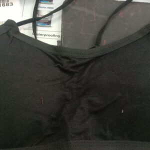 Black Lightly Padded Strap Bra For Women Size 28