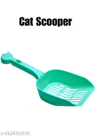Green Cat Litter Scoop