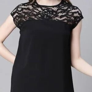 Oxolloxo Black Top For Women Size L