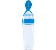 Luvlap Silicone Easy Squeezy Baby Food Feeder