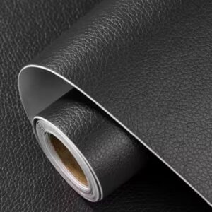 Black Self Adhesive Genuine Leather Repair Patch 30 X 60Cm