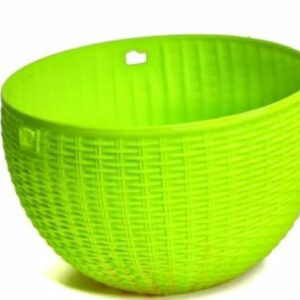 Hanging Basket Planter Hook Chain Home Office Balcony Garden Color Green Pack Of 2