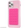 Siliconne Suction Cup Pink Phone Holder