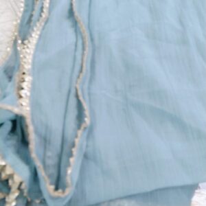 Sea Green Colour Dupatta For Women
